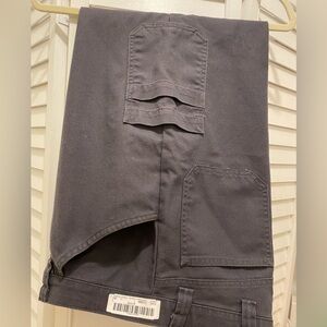 RED KAP Men's “Industrial Cargo Pants” Size 38 Drk Gray EUC